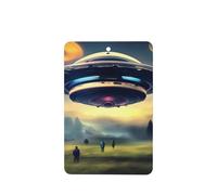 Poezjzw 4pcs Airship Landing Pattern Lavender Scent Car Aroma Rectangle Hanging Fragrance Applies To Closet Shoe