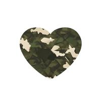 Poezjzw 4pcs Army Camouflage Pattern Lavender Scent Car Aroma Heart Shape Hanging Fragrance Applies To Closet Shoe