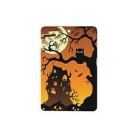 Poezjzw 4pcs Black Tree Owl Pumpkin Head Pattern Lavender Scent Car Aroma Rectangle Hanging Fragrance Applies To Closet Shoe