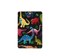 Poezjzw 4pcs Cartoon Dinosaur Pattern Lavender Scent Car Aroma Rectangle Hanging Fragrance Applies To Closet Shoe