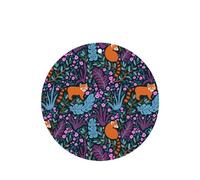 Poezjzw 4pcs Cat Print Pattern Lavender Scent Car Aroma Round Shape Hanging Fragrance Applies To Closet Shoe