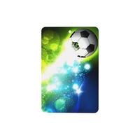 Poezjzw 4pcs Cool Soccer Ball Pattern Lavender Scent Car Aroma Rectangle Hanging Fragrance Applies To Closet Shoe