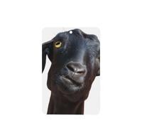 Poezjzw 4pcs Cute Black Goat Animal Pattern Lavender Scent Car Aroma Rectangle Hanging Fragrance Applies To Closet Shoe