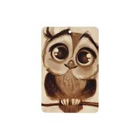 Poezjzw 4pcs Cute Owl Pattern Lavender Scent Car Aroma Rectangle Hanging Fragrance Applies To Closet Shoe