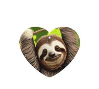 Poezjzw 4pcs Cute Sloth Pattern Lavender Scent Car Aroma Heart Shape Hanging Fragrance Applies To Closet Shoe
