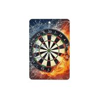 Poezjzw 4pcs Dart Board Pattern Lavender Scent Car Aroma Rectangle Hanging Fragrance Applies To Closet Shoe