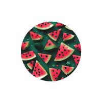 Poezjzw 4pcs Dream Watermelon Pattern Lavender Scent Car Aroma Round Shape Hanging Fragrance Applies To Closet Shoe