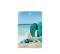 Poezjzw 4pcs Flip-Flops Pattern Lavender Scent Car Aroma Rectangle Hanging Fragrance Applies To Closet Shoe