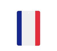 Poezjzw 4pcs French Flag Pattern Lavender Scent Car Aroma Rectangle Hanging Fragrance Applies To Closet Shoe