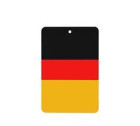 Poezjzw 4pcs Germany Flag Pattern Lavender Scent Car Aroma Rectangle Hanging Fragrance Applies To Closet Shoe