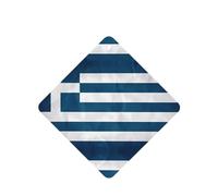 Poezjzw 4pcs Greek Flag Pattern Lavender Scent Car Aroma Square Hanging Fragrance Applies To Closet Shoe