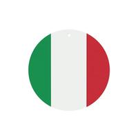 Poezjzw 4pcs Italy Flag Pattern Lavender Scent Car Aroma Round Shape Hanging Fragrance Applies To Closet Shoe