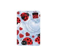Poezjzw 4pcs Ladybug And Cloud Pattern Lavender Scent Car Aroma Rectangle Hanging Fragrance Applies To Closet Shoe