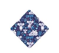 Poezjzw 4pcs Lovely Koala Pattern Lavender Scent Car Aroma Square Hanging Fragrance Applies To Closet Shoe