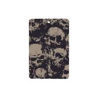 Poezjzw 4pcs Many Skulls Get Together Pattern Lavender Scent Car Aroma Rectangle Hanging Fragrance Applies To Closet Shoe