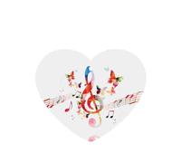 Poezjzw 4pcs Music Butterfly Pattern Lavender Scent Car Aroma Heart Shape Hanging Fragrance Applies To Closet Shoe