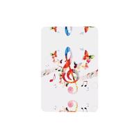 Poezjzw 4pcs Music Butterfly Pattern Lavender Scent Car Aroma Rectangle Hanging Fragrance Applies To Closet Shoe