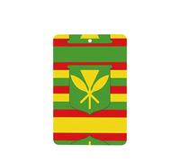 Poezjzw 4pcs Native Hawaiian Flag Pattern Lavender Scent Car Aroma Rectangle Hanging Fragrance Applies To Closet Shoe