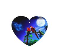 Poezjzw 4pcs Parrot Pattern Lavender Scent Car Aroma Heart Shape Hanging Fragrance Applies To Closet Shoe