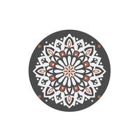 Poezjzw 4pcs Rotating Icons Pattern Lavender Scent Car Aroma Round Shape Hanging Fragrance Applies To Closet Shoe