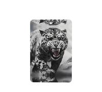 Poezjzw 4pcs Snow Leopard In Ice Field Pattern Lavender Scent Car Aroma Rectangle Hanging Fragrance Applies To Closet Shoe