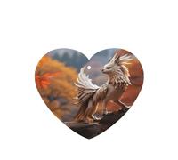 Poezjzw 4pcs Strange Beasts Pattern Lavender Scent Car Aroma Heart Shape Hanging Fragrance Applies To Closet Shoe