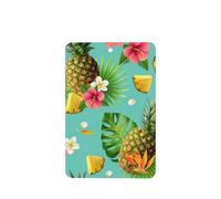 Poezjzw 4pcs Tropical Pineapple Pattern Lavender Scent Car Aroma Rectangle Hanging Fragrance Applies To Closet Shoe