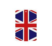 Poezjzw 4pcs Uk Flag Pattern Lavender Scent Car Aroma Rectangle Hanging Fragrance Applies To Closet Shoe