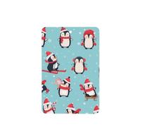 Poezjzw 4pcs Winter Christmas Penguins Pattern Lavender Scent Car Aroma Rectangle Hanging Fragrance Applies To Closet Shoe
