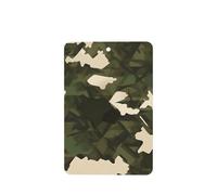 Poezjzw 6pcs Army Camouflage Pattern Lavender Scent Car Aroma Rectangle Hanging Fragrance Applies To Closet Shoe