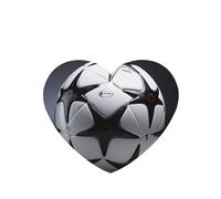 Poezjzw 6pcs Black And White Football Pattern Lavender Scent Car Aroma Heart Shape Hanging Fragrance Applies To Closet Shoe