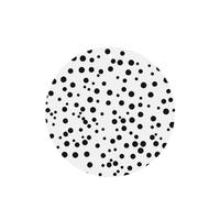 Poezjzw 6pcs Black And White Polka Dot Pattern Lavender Scent Car Aroma Round Shape Hanging Fragrance Applies To Closet Shoe