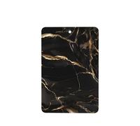 Poezjzw 6pcs Black Gold Marble Pattern Lavender Scent Car Aroma Rectangle Hanging Fragrance Applies To Closet Shoe