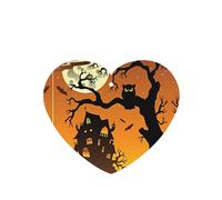 Poezjzw 6pcs Black Tree Owl Pumpkin Head Pattern Lavender Scent Car Aroma Heart Shape Hanging Fragrance Applies To Closet Shoe