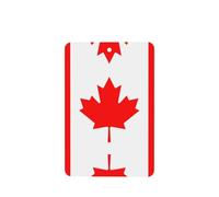 Poezjzw 6pcs Canadian Flag Pattern Lavender Scent Car Aroma Rectangle Hanging Fragrance Applies To Closet Shoe