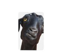 Poezjzw 6pcs Cute Black Goat Animal Pattern Lavender Scent Car Aroma Rectangle Hanging Fragrance Applies To Closet Shoe