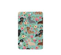Poezjzw 6pcs Dachshund Pattern Lavender Scent Car Aroma Rectangle Hanging Fragrance Applies To Closet Shoe