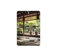 Poezjzw 6pcs Finding A Place Of Purity Pattern Lavender Scent Car Aroma Rectangle Hanging Fragrance Applies To Closet Shoe