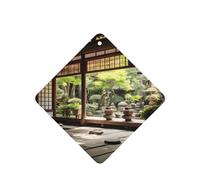 Poezjzw 6pcs Finding A Place Of Purity Pattern Lavender Scent Car Aroma Square Hanging Fragrance Applies To Closet Shoe