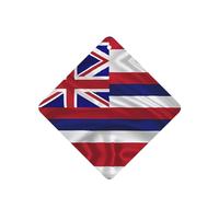 Poezjzw 6pcs Flag Of Hawaii American Pattern Lavender Scent Car Aroma Square Hanging Fragrance Applies To Closet Shoe