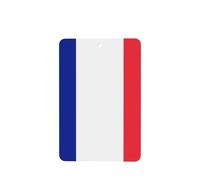 Poezjzw 6pcs French Flag Pattern Lavender Scent Car Aroma Rectangle Hanging Fragrance Applies To Closet Shoe