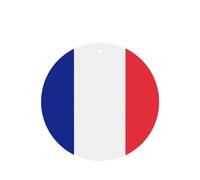 Poezjzw 6pcs French Flag Pattern Lavender Scent Car Aroma Round Shape Hanging Fragrance Applies To Closet Shoe