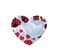 Poezjzw 6pcs Ladybug And Cloud Pattern Lavender Scent Car Aroma Heart Shape Hanging Fragrance Applies To Closet Shoe