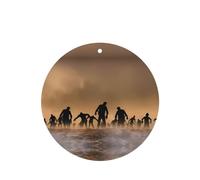 Poezjzw 6pcs Many Zombie Pattern Lavender Scent Car Aroma Round Shape Hanging Fragrance Applies To Closet Shoe