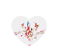 Poezjzw 6pcs Music Butterfly Pattern Lavender Scent Car Aroma Heart Shape Hanging Fragrance Applies To Closet Shoe