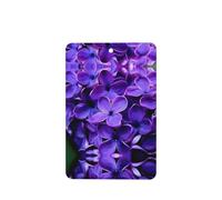 Poezjzw 6pcs Purple Floral Pattern Lavender Scent Car Aroma Rectangle Hanging Fragrance Applies To Closet Shoe