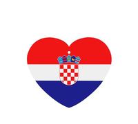 Poezjzw 6pcs Republic Of Croatia Flag Pattern Lavender Scent Car Aroma Heart Shape Hanging Fragrance Applies To Closet Shoe