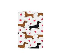 Poezjzw 6pcs Romantic Dachshunds Pattern Lavender Scent Car Aroma Rectangle Hanging Fragrance Applies To Closet Shoe