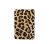 Poezjzw 6pcs Rough Leopard Print Pattern Lavender Scent Car Aroma Rectangle Hanging Fragrance Applies To Closet Shoe