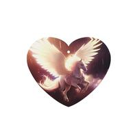 Poezjzw 6pcs Sacred Pegasus Pattern Lavender Scent Car Aroma Heart Shape Hanging Fragrance Applies To Closet Shoe